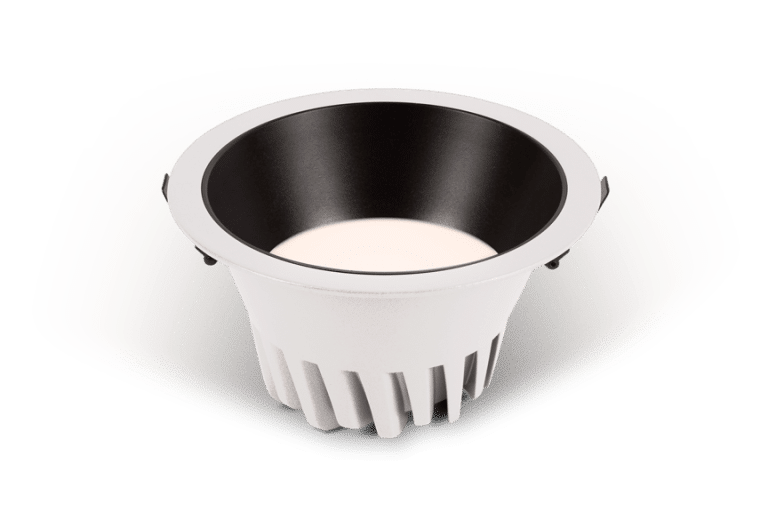 Witte downlight zwarte reflector